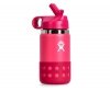 Kubek termiczny dla dzieci Hydro Flask Kids Straw Lid and Boot 355 ml PEONY różowy